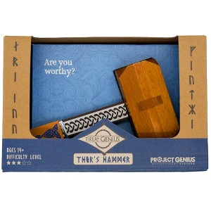 Project Genius: Thor's Hammer  Wooden Puzzle, Ages 14+ - 1 of 4