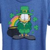 Women's - Garfield - Rainbow Shamrocks Short Sleeve Graphic T-Shirt - 2 of 4