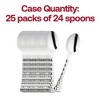 Smarty Had A Party Shiny Silver Glamour Cutlery Plastic Spoons - 600 pcs - 4 of 4