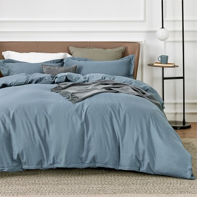 3 pieces Duvet Cover Soft Double Brushed Bedding Set for Kids & Adults Zipper Closure