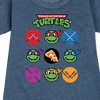 Girls' - Teenage Mutant Ninja Turtles - Turtles Character Grid Graphic Short Sleeve Fleece Dress - 2 of 4