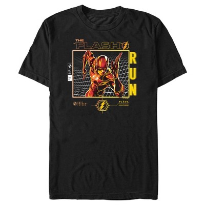 Men's The Flash Speedster Run T-shirt - Black - 2x Large : Target