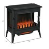 NicBex Freestanding Electric Fireplace Stove with 3D Realistic LED Flames,High Quality Touch Button 1000W/1500W Heat,Black - 3 of 4
