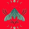 Women's Design By Humans Luna and Moth By EpisodicDrawing Racerback Tank Top - 2 of 3