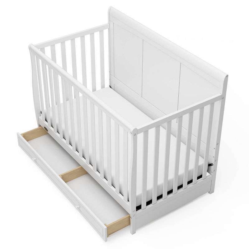 Graco Asheville 5-in-1 Convertible Crib with Drawer, 5 of 10