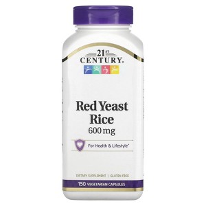 21st Century Red Yeast Rice, 600 mg, 150 Vegetarian Capsules - 1 of 4