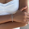Adornia Silver Plated Crystal Toggle Tennis Bracelet - 2 of 4
