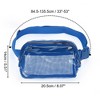 Unique Bargains Clear Style Running Waist Pack 1 Pc - 2 of 4
