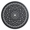 NicBex Outdoor Dining Table,Round Patio Table with Black Frame and Umbrella Hole for 4 to 6 Chairs,Outdoor Furniture,Black - 4 of 4