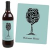 Big Dot of Happiness Home Sweet Home - Housewarming Gift for Women and Men - Wine Bottle Label Stickers - Set of 4 - 3 of 4