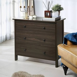 24/7 Shop At Home Cecilia 3 Drawer Dresser - 1 of 4