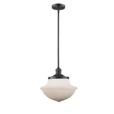 Oxford - 1 Light Stem Hung Mini Pendant In Traditional Style-11.5 Inches Tall and 11.75 Inches Wide