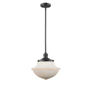Oxford - 1 Light Stem Hung Mini Pendant In Traditional Style-11.5 Inches Tall and 11.75 Inches Wide - 1 of 1