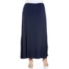 Plus Comfortable Fit Elastic Waist Maxi Skirt - 24seven Comfort Apparel™ - 3 of 4