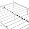 Homhougo Queen Bed Frame with Curved Wood Headboard and Footboard Gray - 3 of 4