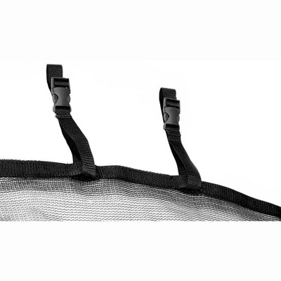 14' Black Nylon Round Trampoline Safety Enclosure Net