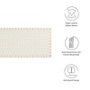 Modway Sparta King Headboard – Wall-Mount Vegan Leather Upholstered Headboard with Weave Design in Modern Style - 4 of 4