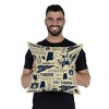 NCAA Auburn Tigers Mapping Woven Pillow - 4 of 4