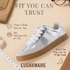 CUSHIONAIRE Bailey Womens Retro Sneaker -Classic Everyday Sneakers for Women with Sleek Rounded Toe and Memory Foam - 3 of 4
