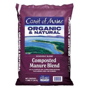 Coast of Maine Schoodic Blend, Organic and Natural Composted Manure Blend, 1 cu ft - 1 of 2