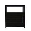 Black Wengue 1-Shelf Nightstand - 4 of 4