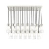Alton 54" Modern Linear Chandelier - 23 Lights, Dimmable, Damp Rated, Steel Construction - 4 of 4
