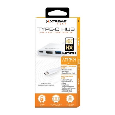 XTREME TYPE C HUB XCB21012WT
