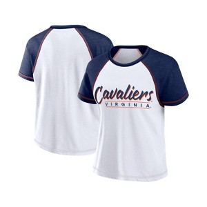 NCAA Virginia Cavaliers Women's White Stitch T-Shirt - 1 of 3
