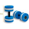Lightweight Aquatic Exercise Dumbells - Set of 2 Foam - for Water Aerobics - 2 of 3