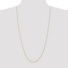 Black Bow Jewelry 1mm, 14k Yellow Gold, Solid Parisian Wheat Chain Necklace - 2 of 4