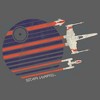 Mens Star Wars X-wing Starfighter Flyby Tank Top - 2 of 4