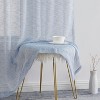 HLC.ME Penelope Faux Linen Textured Privacy Sheer Light Filtering Rod Pocket Curtains Panels, Set of 2 - 4 of 4