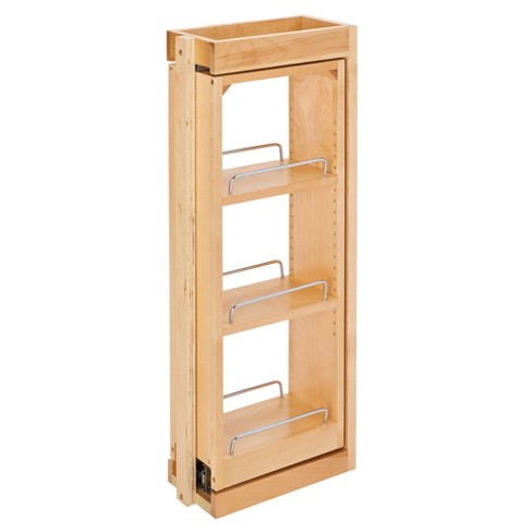 Cabinet-Organizers - Adjustable Wood Pull-Out Organizers for