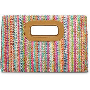 Top Handle Clutch Handbags for Women, Evening Handbag Shoulder Crossbody Purse with Gold Chain - 1 of 4