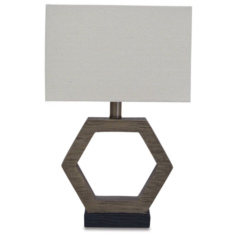 Marilu Table Lamp Gray/Brown - Signature Design by Ashley, 1 of 4