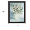 HomeRoots White Blooms Black Framed Print Wall Art - 3 of 4