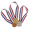 Creativity Street® Pony Beads, Gold, Silver & Copper, 6 mm x 9 mm, 500 Count - 3 of 3