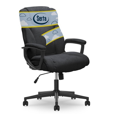 Style Hannah Ii Office Chair Midnight Black Serta Target