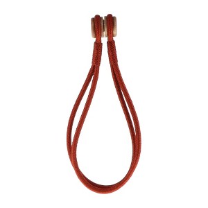 Evideco French Home Goods Magnetic Curtain Tiebacks – Double Braided Cord with Wooden Tips - 1 of 4
