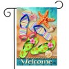 Briarwood Lane Summer Garden Flag 12x18 For Outdoor Surfside Flip Flops For Summer Garden Flag Flags For Outside - 2 of 4