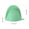 Unique Bargains Heat Resistant Kitchen Utensil Sets Silicone Oven Mitts 4 Pcs - 2 of 4