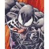 Marvel's Venom, "Coming at You" Woven Tapestry Throw Blanket, 48" x 60", Multi Color - 2 of 4