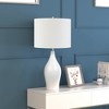 Hudson and Canal 28.25" Tall Porcela Table Lamp with Fabric Shade - 3 of 4