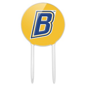 California State University Bakersfield Secondary Logo Acrylic Cake Topper Party Decoration for Wedding Anniversary Birthday Graduation - 1 of 4