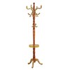 Grungis Resin Stainless Steel Freestanding Coat Racks with Key Tray,Hall Tree with 9 Hooks,Entryway Furniture for Hanging Clothes - 4 of 4