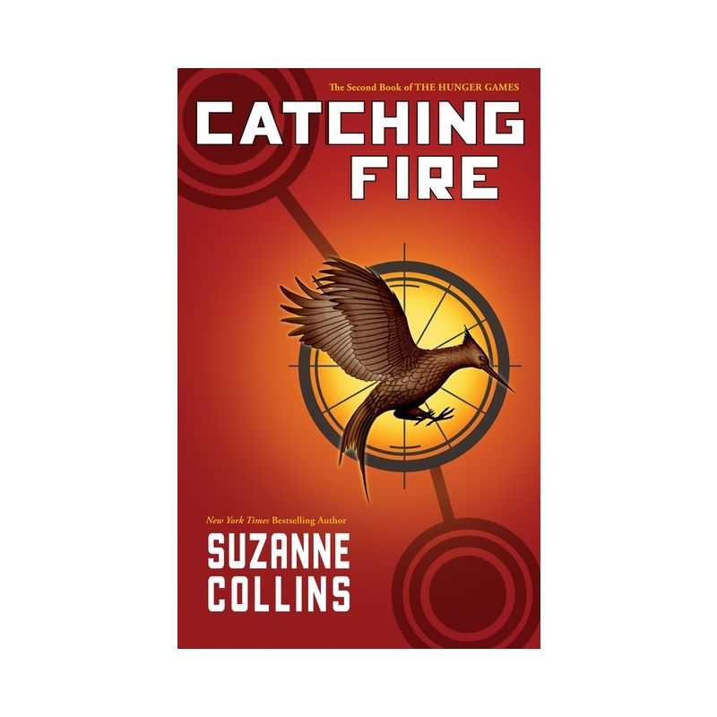 Catching Fire - (Hunger Games Series (Large Print) Large Print by  Suzanne Collins (Hardcover), 1 of 2