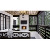 Urban Ambiance Luxury Transitional Outdoor Pendant 13.625''H x 7.5''W,  Midnight Black Finish,  Greensboro Collection, UHP1378 - 2 of 4