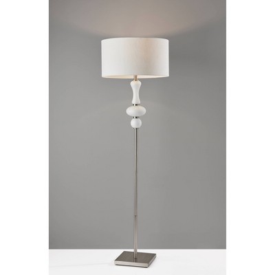 Natalie Floor Lamp Silver - Adesso