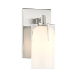 Savoy House Caldwell 1 - Light Vanity in  Satin Nickel - 1 of 1