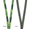 Beetlejuice Green Logo 22-inch Lanyard with Clear ID Sleeve and Rubber Charm - 4 of 4